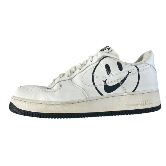 Nike Air Force 1 Low Have A Nike Day White Leather‎ Smiley Face Mens 10 BQ9044 - Picture 5 of 11